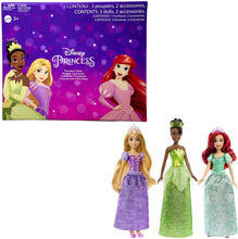 Charger l'image dans la galerie, Mattel, Princesses Disney - pack de 3 poupées (Ariel, Tiana, Raiponce)
