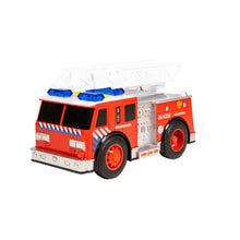 Charger l'image dans la galerie, 112 Camion de pompiers avec son et lumière 18 x 8 x 10,5 cm - petite voiture - véhicules de secours