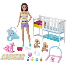 Charger l'image dans la galerie, MATTEL Barbie Skipper chambre jumeaux