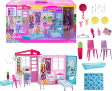 Charger l'image dans la galerie, MATTEL Maison de poupée Barbie avec accessoires et poupée