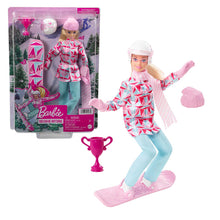 Charger l'image dans la galerie, Poupée Barbie snowboardeuse
