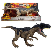 Charger l'image dans la galerie, Mattel Jurassic World Extreme Damage Roarin' Allosaurus