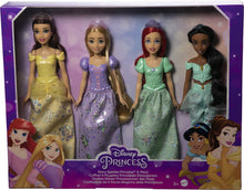 Charger l'image dans la galerie, Mattel Disney Pack de 4 poupées princesses mode