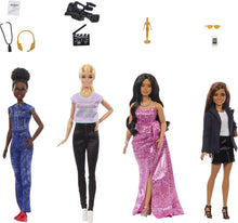Charger l'image dans la galerie, Pack de 4 Barbie Carrière de l'année Femmes dans les films Poupées mannequins