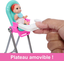 Charger l'image dans la galerie, MATTEL Poupée Barbie Skipper Babysitter - Repas de bébé