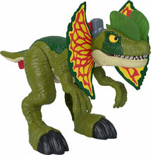Charger l'image dans la galerie, MATTEL Imaginext Jurassic World Mode Attaque Dilophosaurus