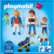 Charger l'image dans la galerie, Playmobil 3209 city life la promenade en famille avec poussette chien et enfants