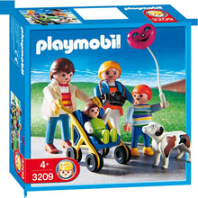 Charger l'image dans la galerie, Playmobil 3209 city life la promenade en famille avec poussette chien et enfants
