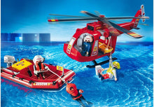 Charger l'image dans la galerie, 4428 Playmobil City Action Sauveteurs - Hélicoptère - Bateau Pneumatique