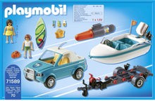 Charger l'image dans la galerie, 71589 Playmobil Pick-up de surfeur avec speedboat PLAYMOBIL