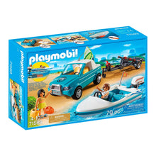 Charger l'image dans la galerie, 71589 Playmobil Pick-up de surfeur avec speedboat PLAYMOBIL