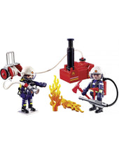 Charger l'image dans la galerie, 9468 - Playmobil City Action - Pompiers avec matériel d'incendie