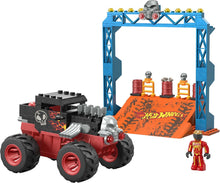 Charger l'image dans la galerie, MATTEL Mega Hot Wheels Monster Trucks Bone Shaker Crash Track