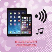 Charger l'image dans la galerie, DEQUBE- Système de karaoké sans fil avec connexion d'appareil Bluetooth boule lumineuse Disco intégrée