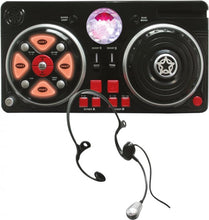 Charger l'image dans la galerie, DeQube table de mixage DJ Set - Avec écouteurs - Pour enfants - Avec boule disco