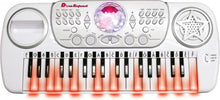 Charger l'image dans la galerie, DeQube Clavier Électronique - Avec Chaise - 37 Touches - 8 Instruments Différents - Discoball