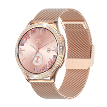 Charger l'image dans la galerie, Montre connectée -Edition Vogue 2024 IP67 avec bracelet milanais couleur OR