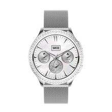 Charger l'image dans la galerie, Montre connectée -Edition Vogue 2024 IP67 avec bracelet milanais couleur OR