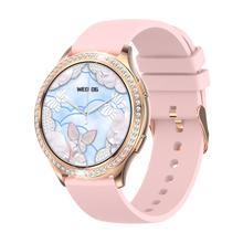 Charger l'image dans la galerie, Montre connectée -Edition Vogue 2024 IP67 avec bracelet en silicone couleur Rose