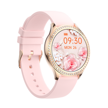 Charger l'image dans la galerie, Montre connectée -Edition Vogue 2024 IP67 avec bracelet en silicone couleur Rose