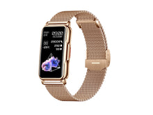 Charger l'image dans la galerie, Montre connectée - Edition Camelia 2024 avec bracelet milanais Couleur OR