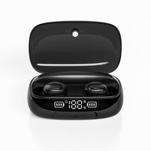 Charger l'image dans la galerie, Ecouteurs sans fil (TWS) Bluetooth 5.0 - affichage LED - sport Edition GAMING + boitier chargeur couleur Noir