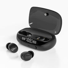 Charger l'image dans la galerie, Ecouteurs sans fil (TWS) Bluetooth 5.0 - affichage LED - sport Edition GAMING + boitier chargeur couleur Noir