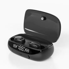 Charger l'image dans la galerie, Ecouteurs sans fil (TWS) Bluetooth 5.0 - affichage LED - sport Edition GAMING + boitier chargeur couleur Noir