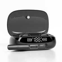 Charger l'image dans la galerie, Ecouteurs sans fil (TWS) Bluetooth 5.0 - affichage LED - sport Edition GAMING + boitier chargeur couleur Noir