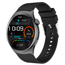 Charger l'image dans la galerie, Montre connectée AMOLED - Edition Amnésia - (avec bracelet silicone) coleur Noir