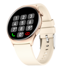 Charger l'image dans la galerie, Montre connectée AMOLED - Edition Amnésia - (avec bracelet silicone) coleur Beige