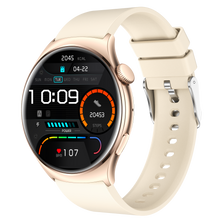 Charger l'image dans la galerie, Montre connectée AMOLED - Edition Amnésia - (avec bracelet silicone) coleur Beige