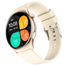 Charger l'image dans la galerie, Montre connectée AMOLED - Edition Amnésia - (avec bracelet silicone) coleur Rose Gold