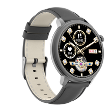 Charger l'image dans la galerie, Montre connectée AMOLED - Edition Saphir (avec bracelet silicone) coleur Noir