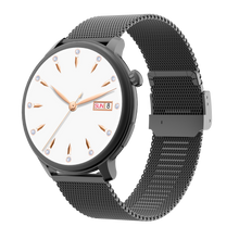 Charger l'image dans la galerie, Montre connectée AMOLED - Edition Saphir (avec bracelet en acier inoxydable)coleur Noir