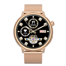 Charger l'image dans la galerie, Montre connectée AMOLED - Edition Saphir- (avec bracelet silicone) coleur Rose Gold
