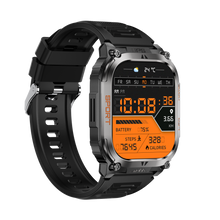 Charger l'image dans la galerie, Montre connectée AMOLED NASA GPS edition Daytona . écran couleur haute définition de 2,01 pouces 240 x 296 pixels- avec bracelet silicone