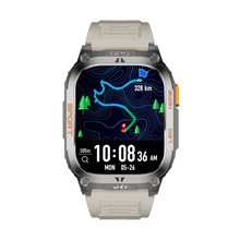 Charger l'image dans la galerie, Montre connectée AMOLED NASA GPS edition Daytona . écran couleur haute définition de 2,01 pouces 240 x 296 pixels- avec bracelet silicone