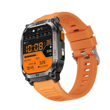 Charger l'image dans la galerie, Montre connectée AMOLED NASA GPS edition Daytona . écran couleur haute définition de 2,01 pouces 240 x 296 pixels- avec bracelet silicone