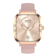 Charger l'image dans la galerie, Montre connectée AMOLED- Edition Véga (avec bracelet silicone) couleur Rose
