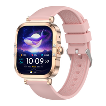 Charger l'image dans la galerie, Montre connectée AMOLED- Edition Véga (avec bracelet silicone) couleur Rose