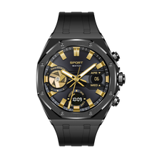 Charger l'image dans la galerie, Montre connectée AMOLED NASA édition Arizona . écran couleur haute définition (avec bracelet silicone) couleur cadran Noir