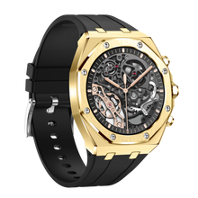 Charger l'image dans la galerie, Montre connectée AMOLED NASA édition Arizona écran couleur haute définition (avec bracelet silicone) couleur cadran OR