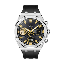 Charger l'image dans la galerie, Montre connectée AMOLED NASA édition Arizona .écran couleur haute définition (avec bracelet silicone) couleur cadran ARGENT