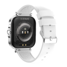 Charger l'image dans la galerie, Montre connectée AMOLED- Edition Véga (avec bracelet silicone) couleur Blanc