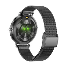 Charger l'image dans la galerie, Montre connectée AMOLED- Edition ELITE écran tactile 1,43 pouces (avec bracelet milanais) couleur Noir