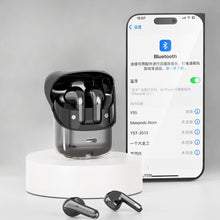 Charger l'image dans la galerie, Écouteurs sans fil TWS Edition CRYSTAL , Bluetooth 5.5 nouvelle gereration écran tactile, suppression du bruit b fond d'écran HiFi couleur Noir