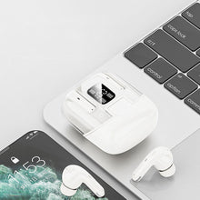 Charger l'image dans la galerie, Écouteurs sans fil TWS Edition CRYSTAL , Bluetooth 5.5 nouvelle gereration écran tactile, suppression du bruit b fond d'écran HiFi couleur Blanc
