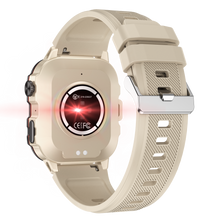 Charger l'image dans la galerie, Montre connectée NASA SPORT Grand écran résolution haute définition bracelet en silicone couleur Beige