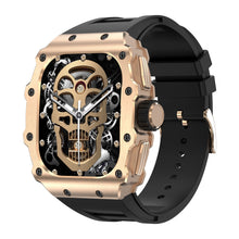 Charger l'image dans la galerie, Montre connectée NASA AMOLED IP67 Grand écran résolution haute définition bracelet en silicone couleur Noir cadran Or